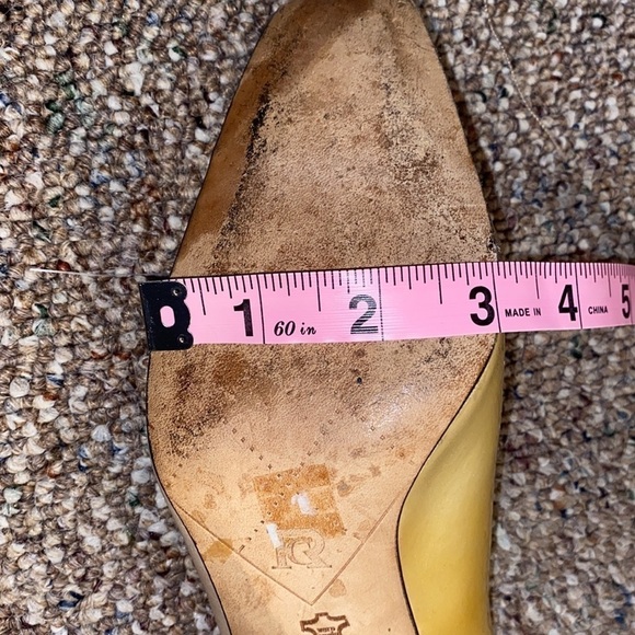 VINTAGE Roberto Capucci heeled leather shoes Size 6 - Picture 9 of 11